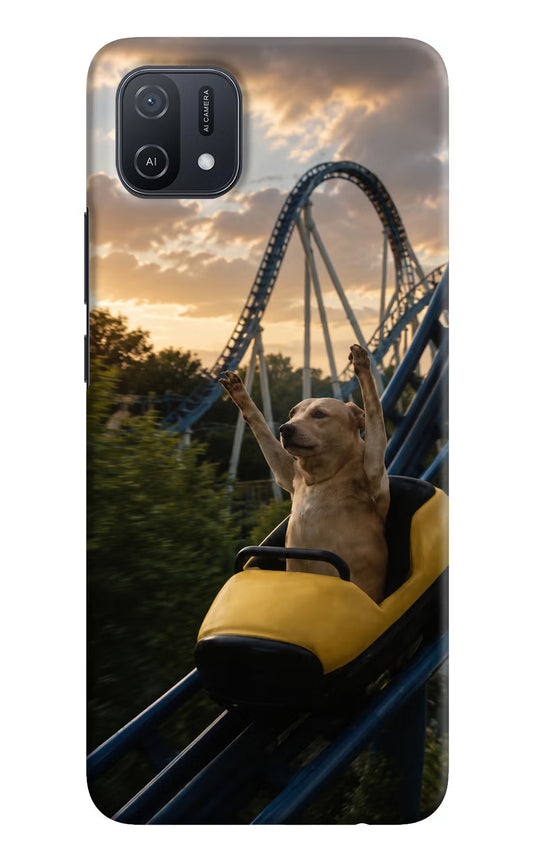 Rollercoaster Dog Oppo A16k/A16e Hard Case Back Cover by Casekaro