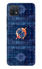 Koi Blue Oppo A16k/A16e Back Cover