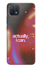 Pink Aura Oppo A16k/A16e Back Cover