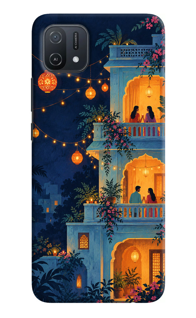 Balcony Glow Oppo A16k/A16e Hard Case Back Cover by Casekaro
