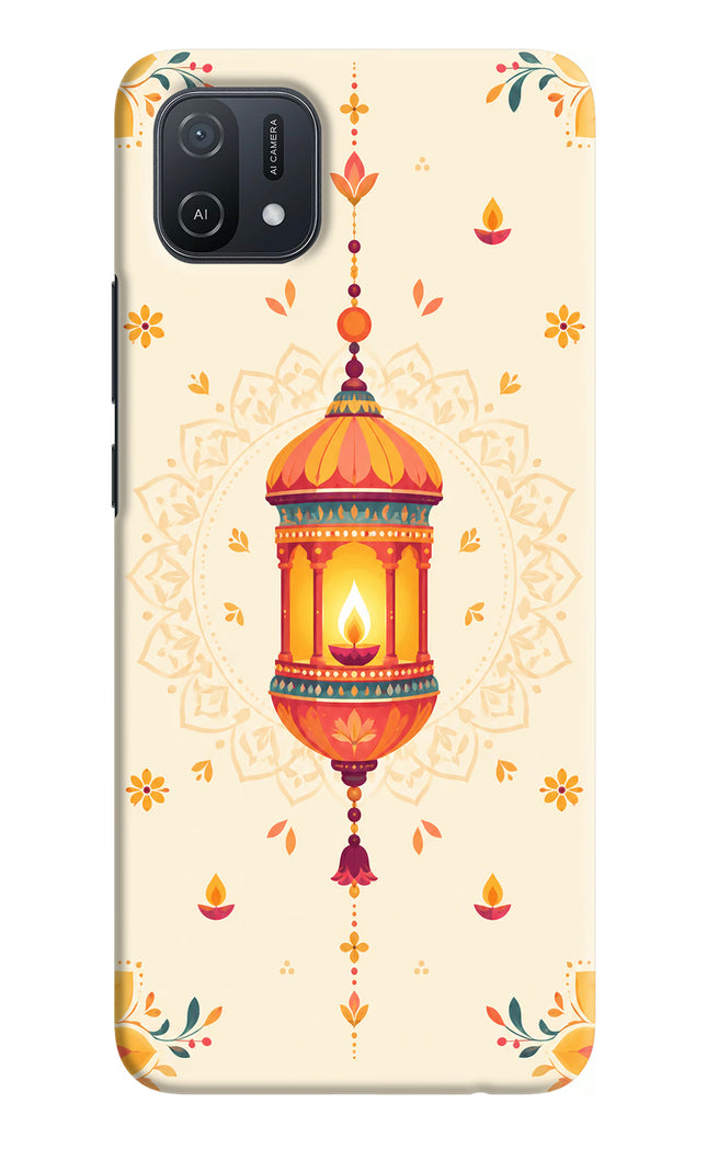 Golden Lantern Oppo A16k/A16e Hard Case Back Cover by Casekaro