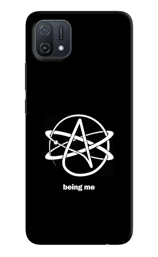 Atheist Symbol Oppo A16k/A16e Hard Case Back Cover by Casekaro