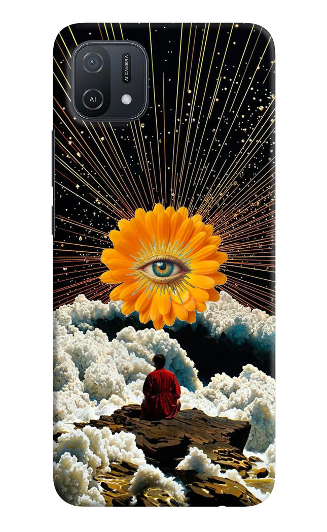 Cosmic Flower Oppo A16k/A16e Hard Case Back Cover by Casekaro