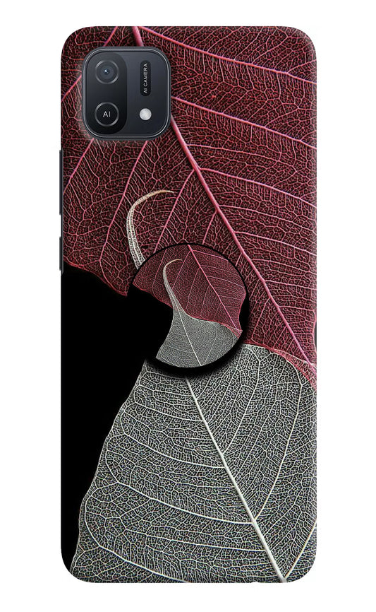 Leaf Pattern Oppo A16k/A16e Pop Case by Casekaro