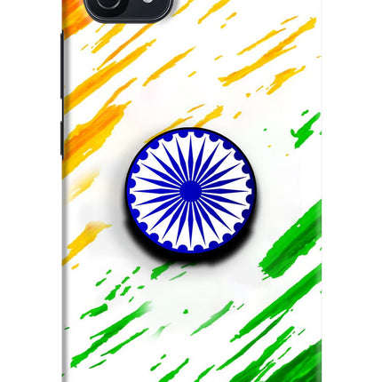 Indian Flag Ashoka Chakra Oppo A16k/A16e Pop Case by Casekaro