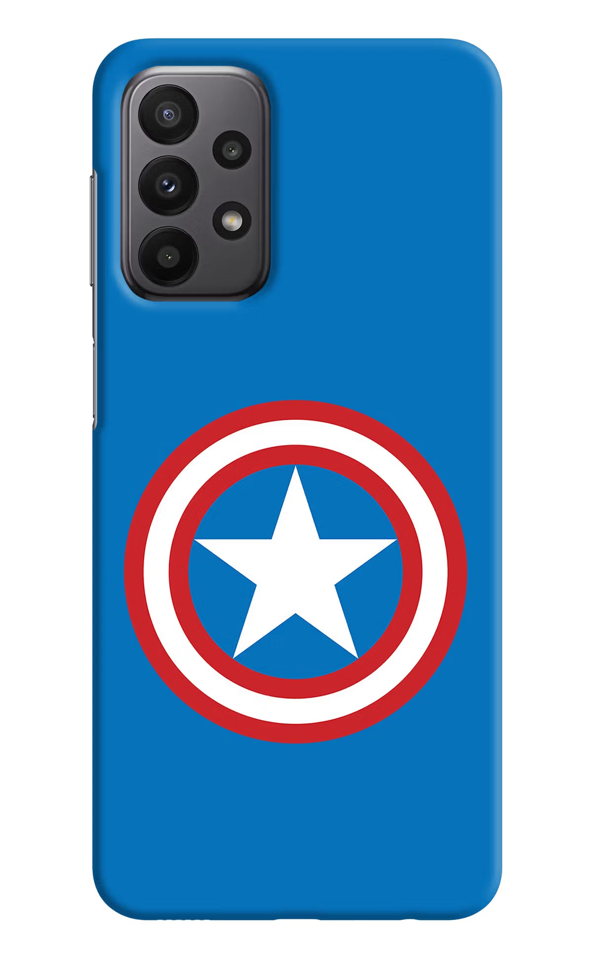 Captain America Logo Samsung A23 Hard Case Back Cover by Casekaro