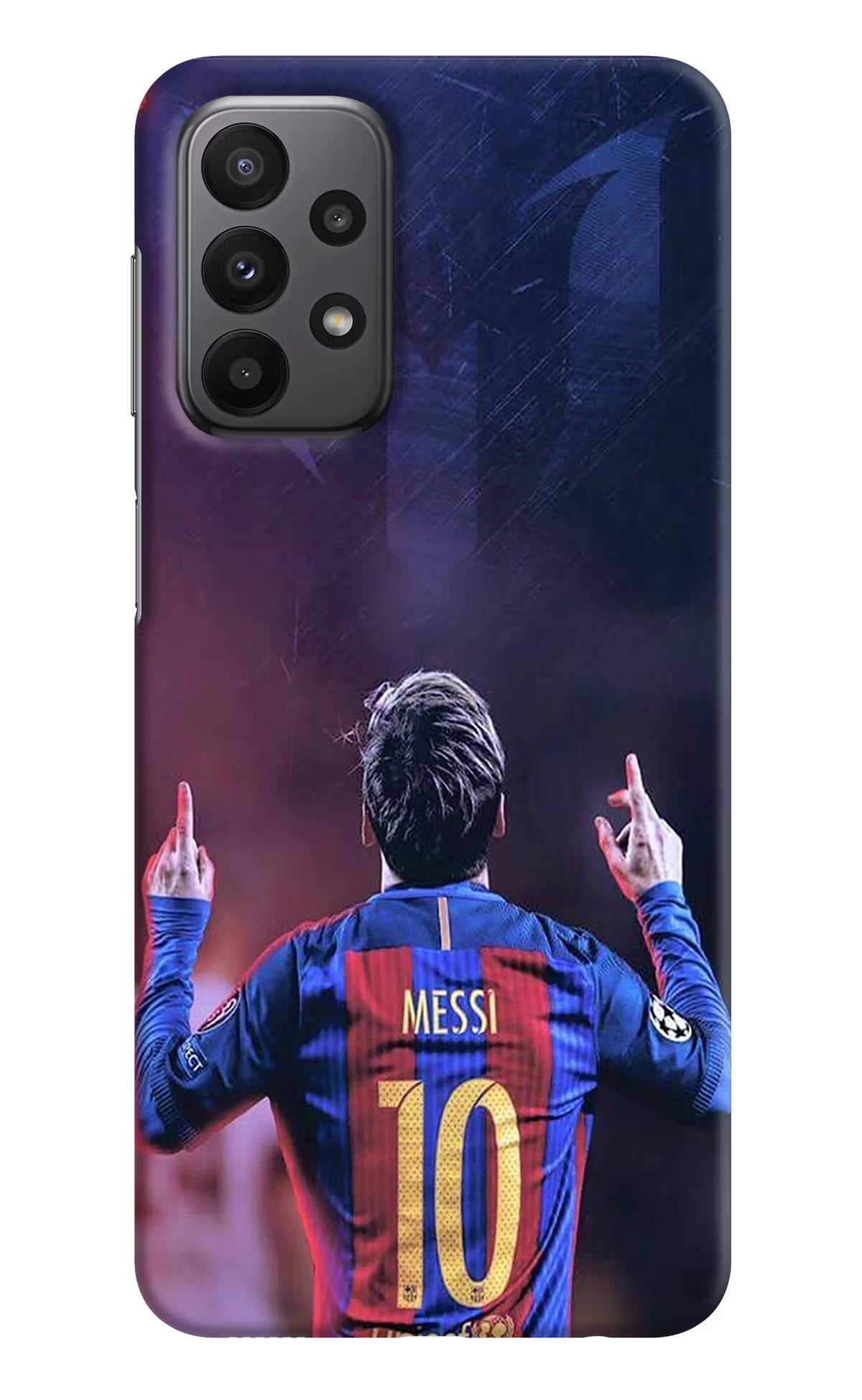 Messi Samsung A23 Hard Case Back Cover by Casekaro