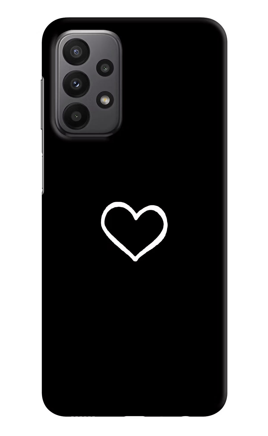 Heart Samsung A23 Back Cover, Hard case