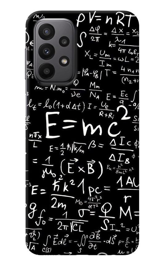 Physics Albert Einstein Formula Samsung A23 Back Cover