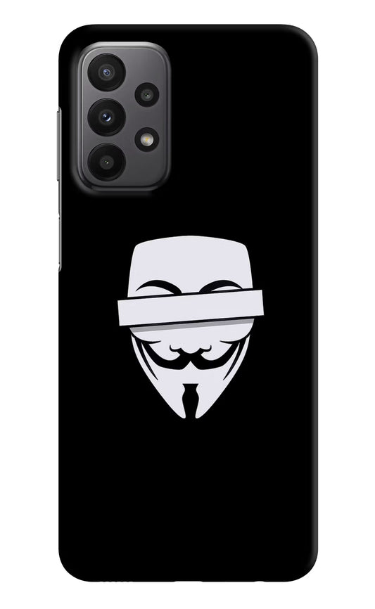 Anonymous Face Samsung A23 Hard Case Back Cover by Casekaro