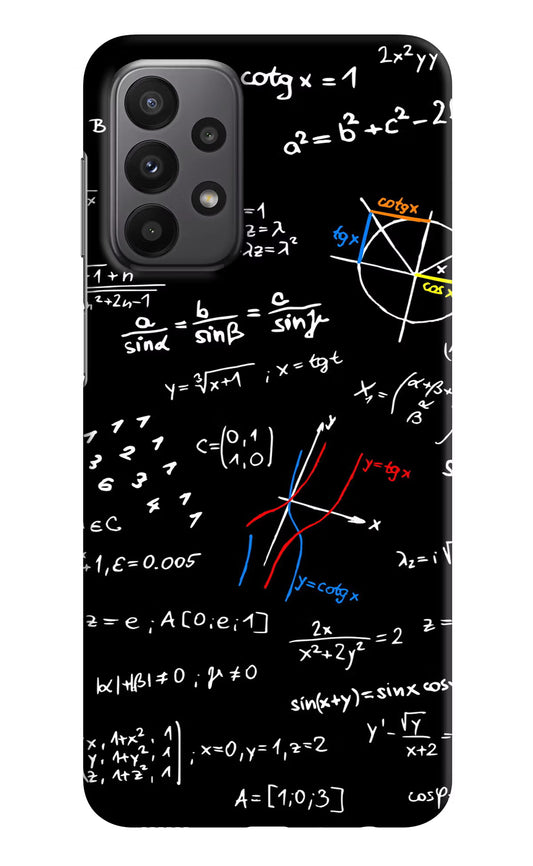 Mathematics Formula Samsung A23 Hard Case Back Cover by Casekaro