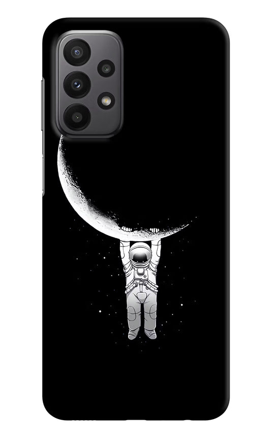 Moon Space Samsung A23 Hard Case Back Cover by Casekaro