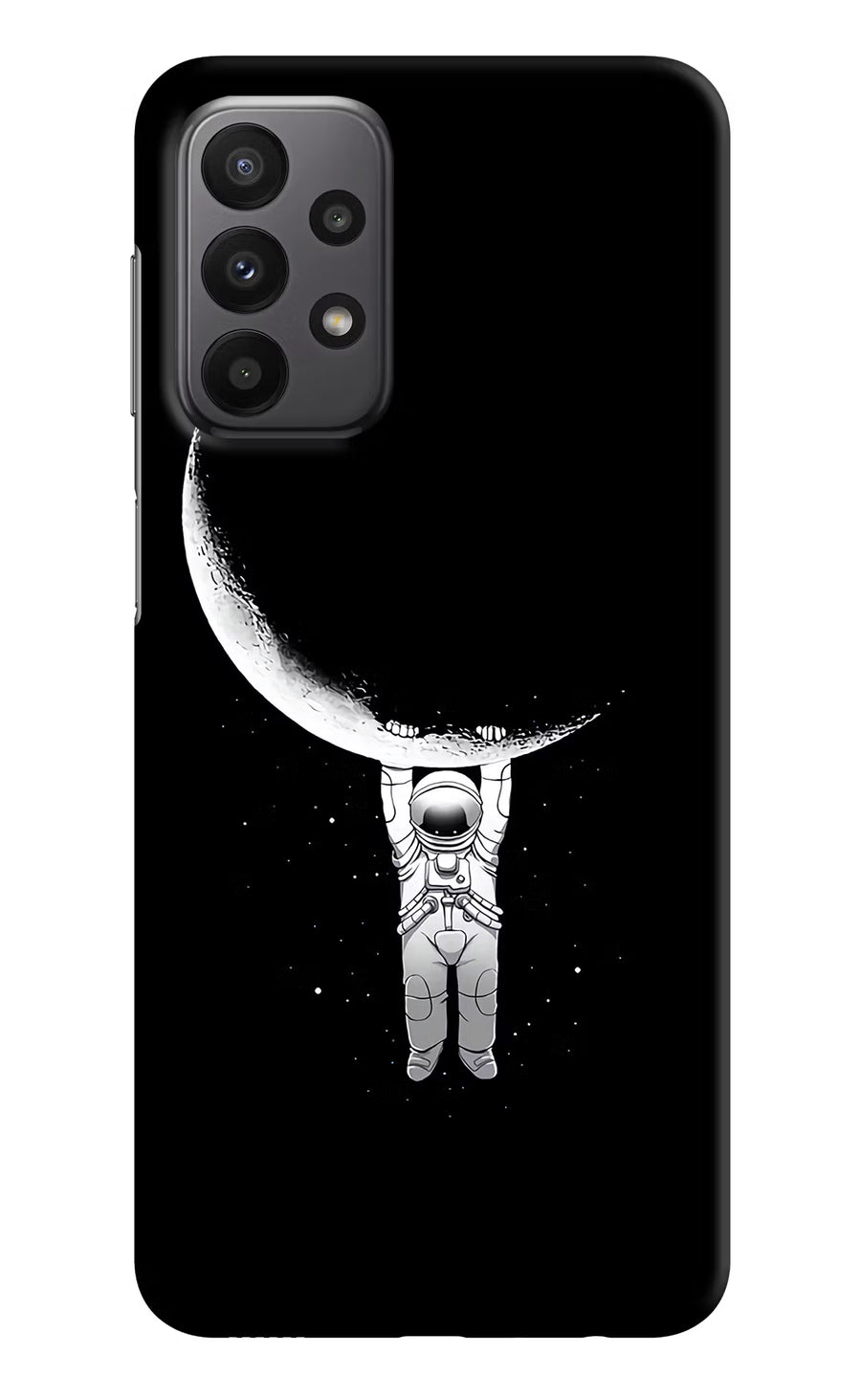 Moon Space Samsung A23 Back Cover, Hard case