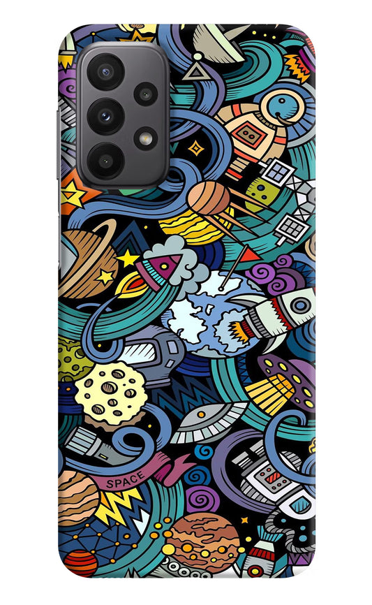 Space Abstract Samsung A23 Hard Case Back Cover by Casekaro