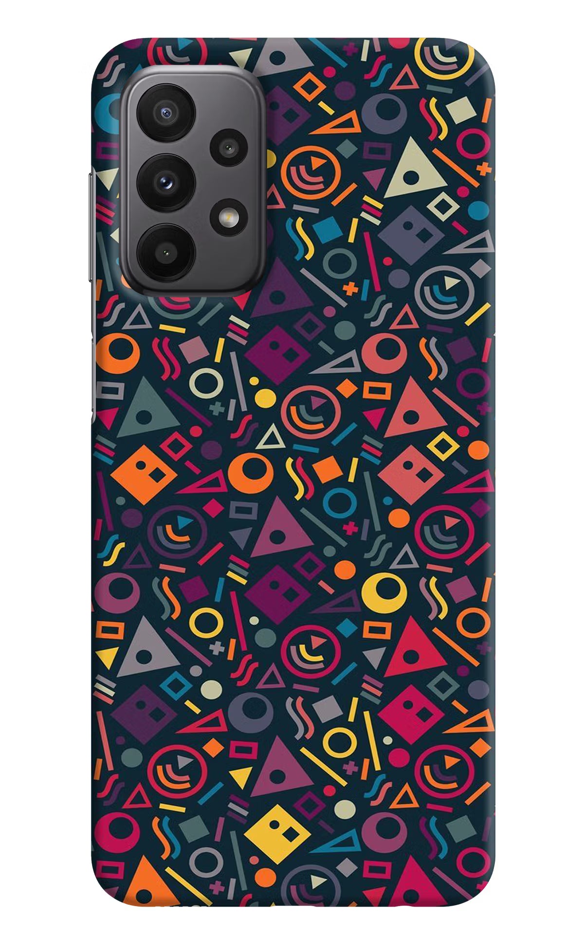 Geometric Abstract Samsung A23 Hard Case Back Cover by Casekaro