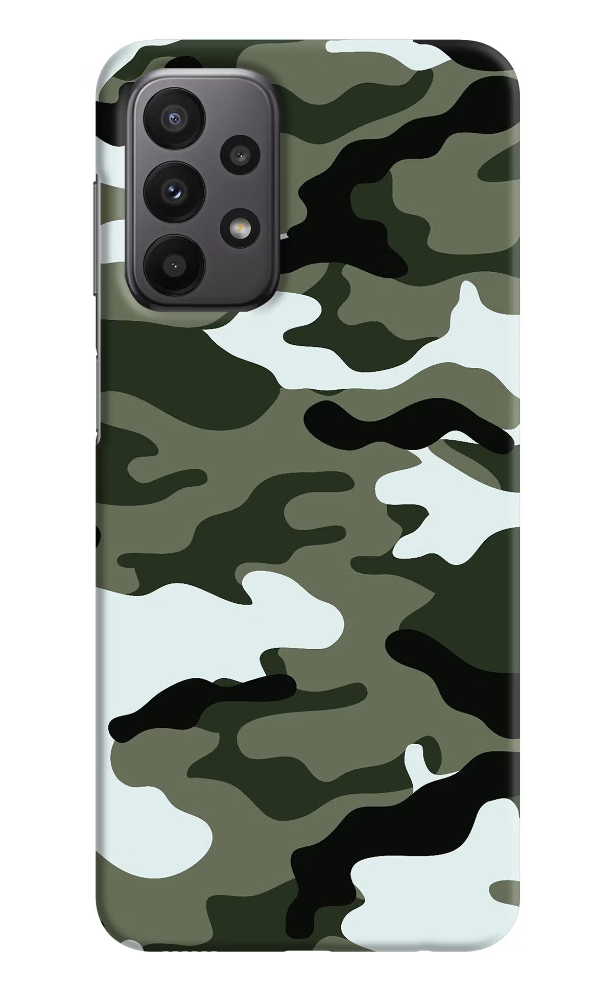 Camouflage Samsung A23 Hard Case Back Cover by Casekaro