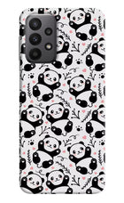 Cute Panda Samsung A23 Hard Case Back Cover by Casekaro