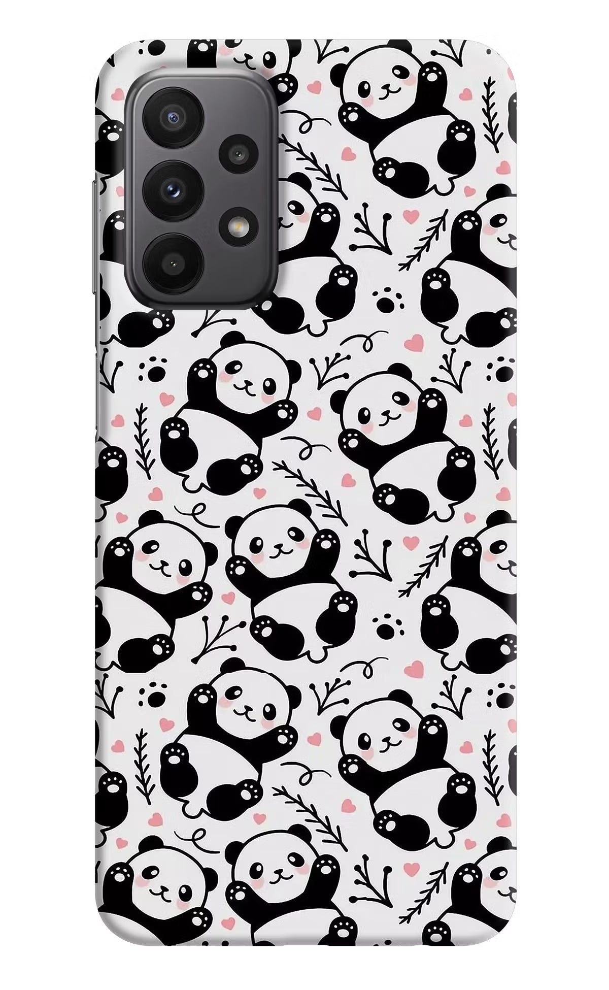 Cute Panda Samsung A23 Hard Case Back Cover by Casekaro