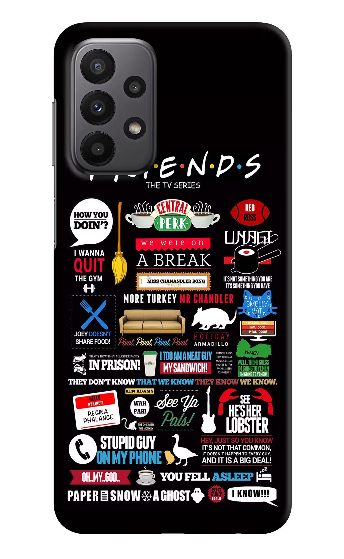 FRIENDS Samsung A23 Hard Case Back Cover by Casekaro