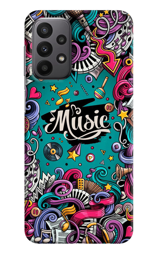 Music Graffiti Samsung A23 Hard Case Back Cover by Casekaro