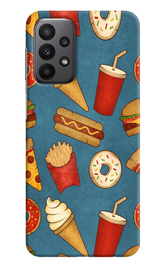 Foodie Samsung A23 Hard Case Back Cover by Casekaro