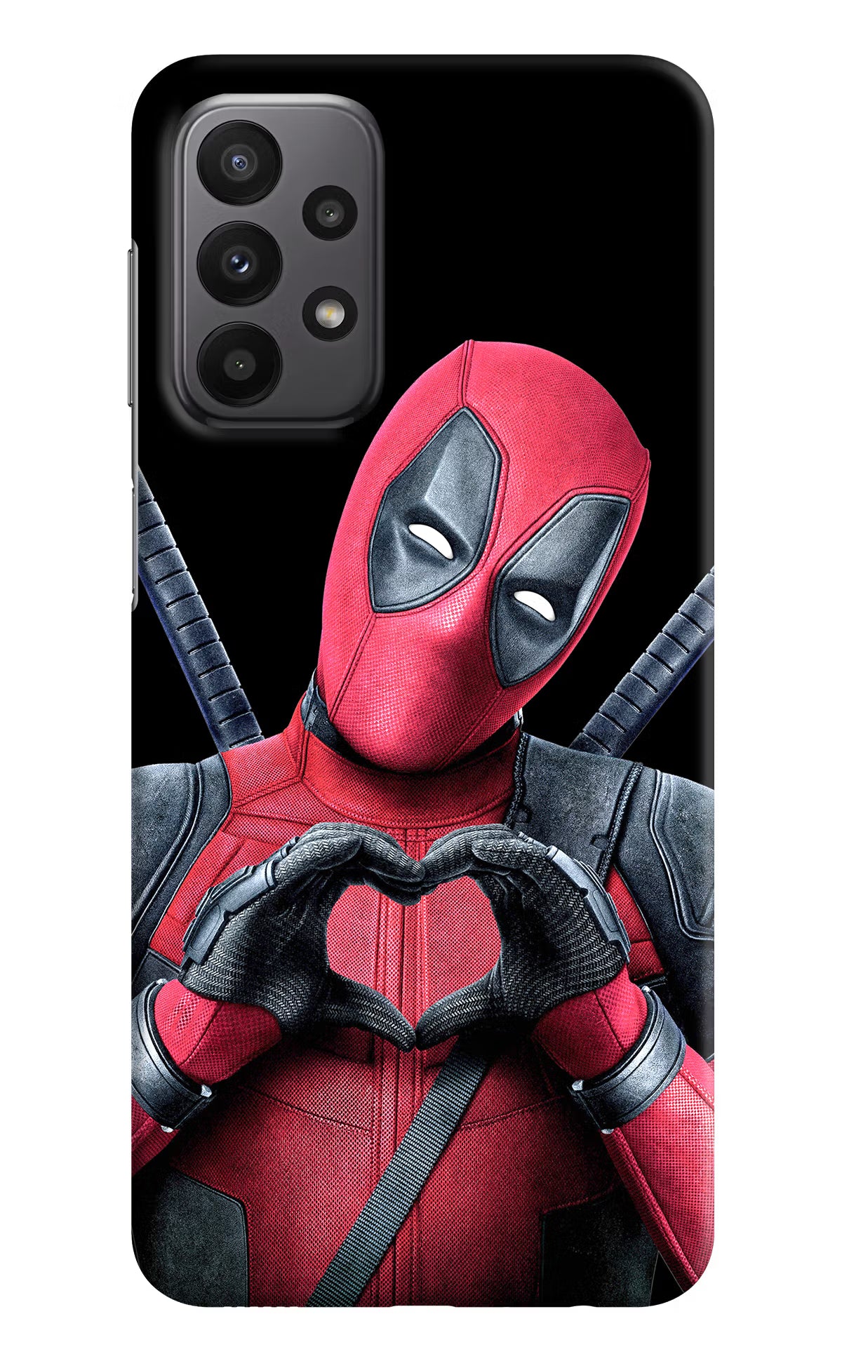 Deadpool Samsung A23 Hard Case Back Cover by Casekaro