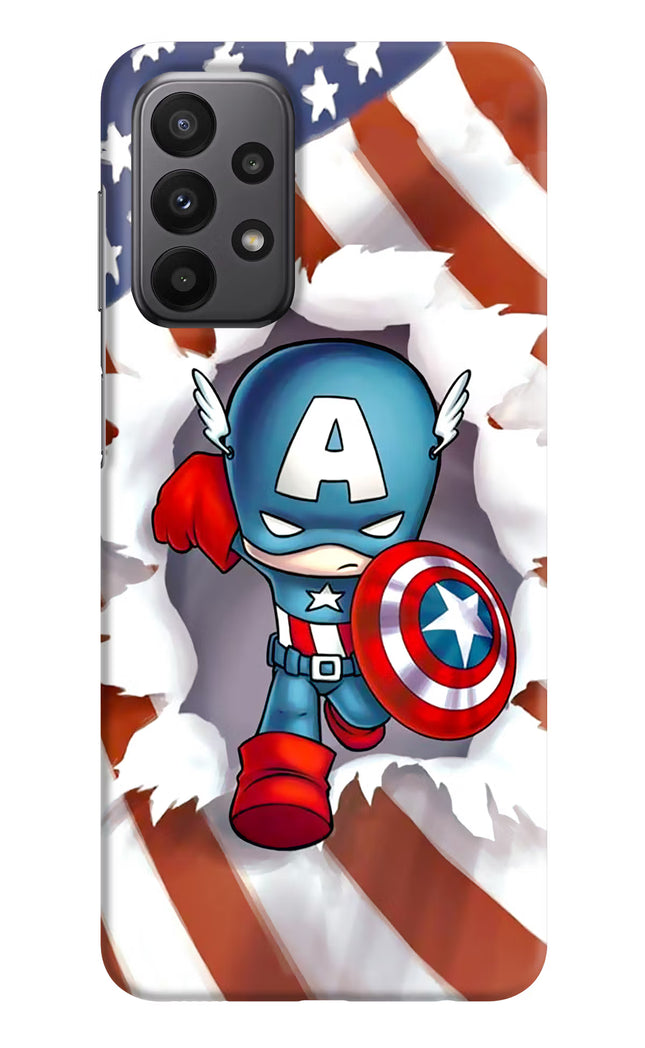 Captain America Samsung A23 Hard Case Back Cover by Casekaro