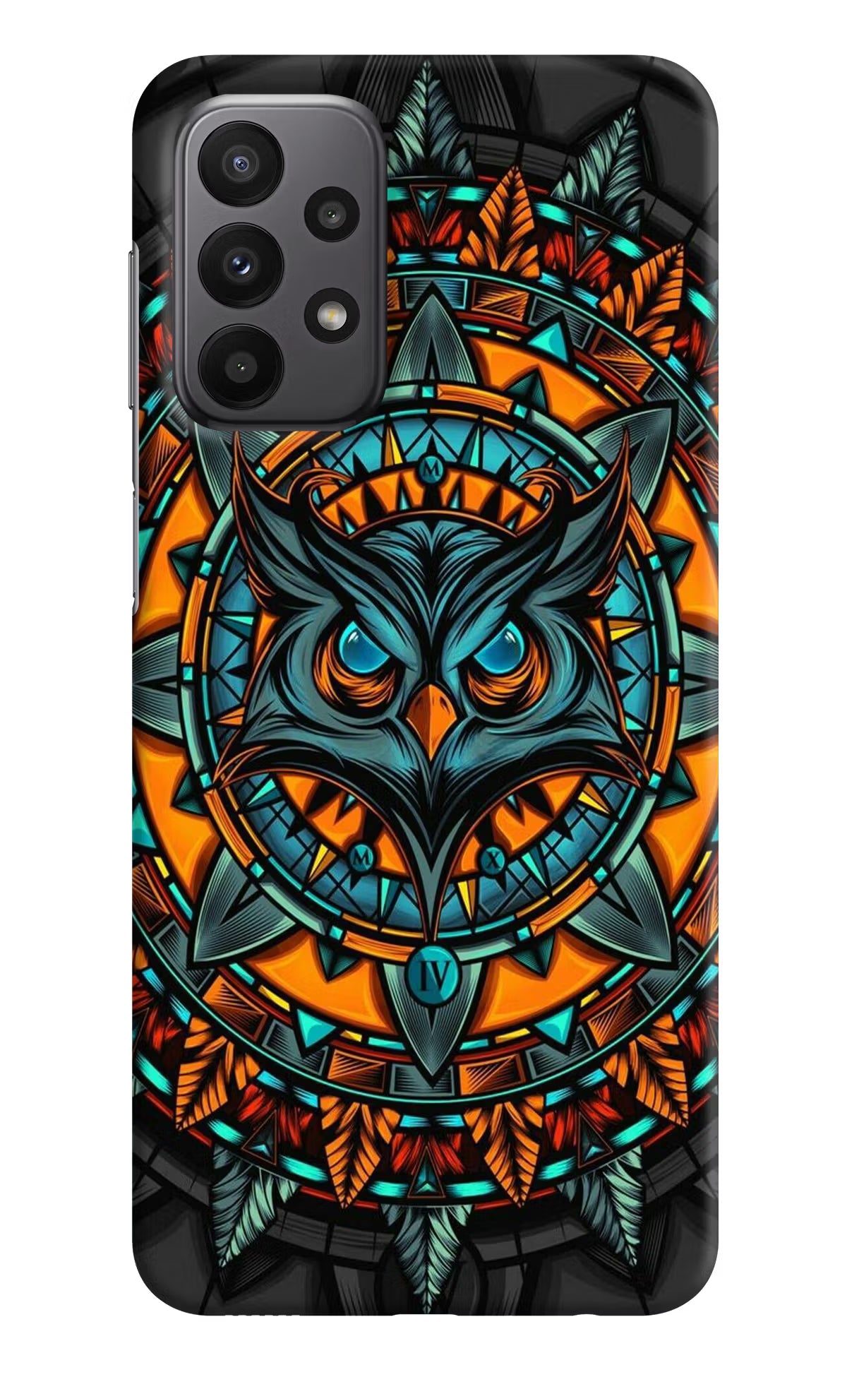 Angry Owl Art Samsung A23 Hard Case Back Cover by Casekaro