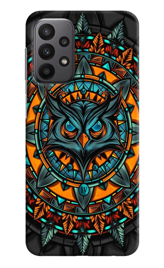 Angry Owl Art Samsung A23 Hard Case Back Cover by Casekaro