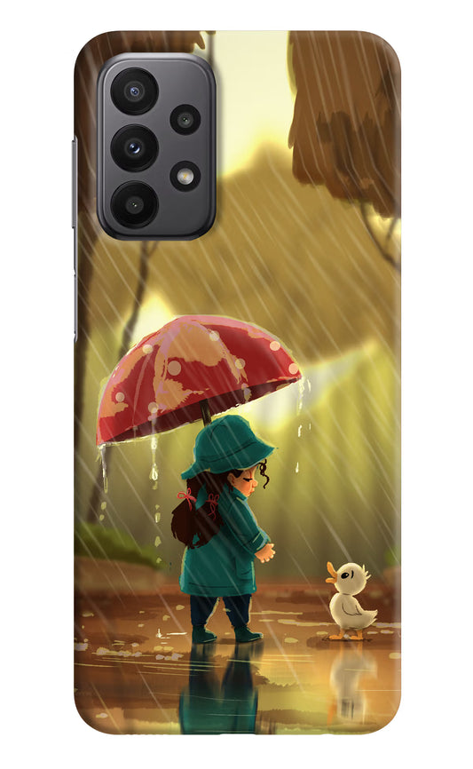 Rainy Day Samsung A23 Hard Case Back Cover by Casekaro
