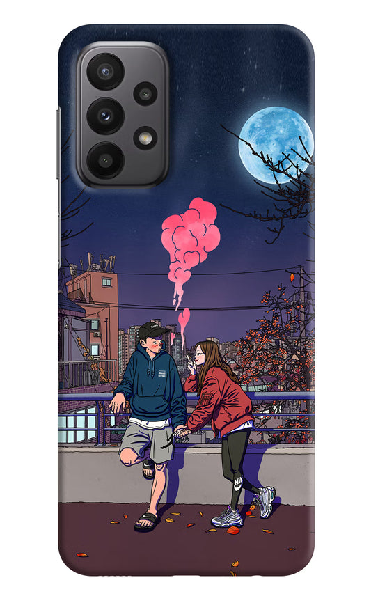 Chilling Couple Samsung A23 Hard Case Back Cover by Casekaro
