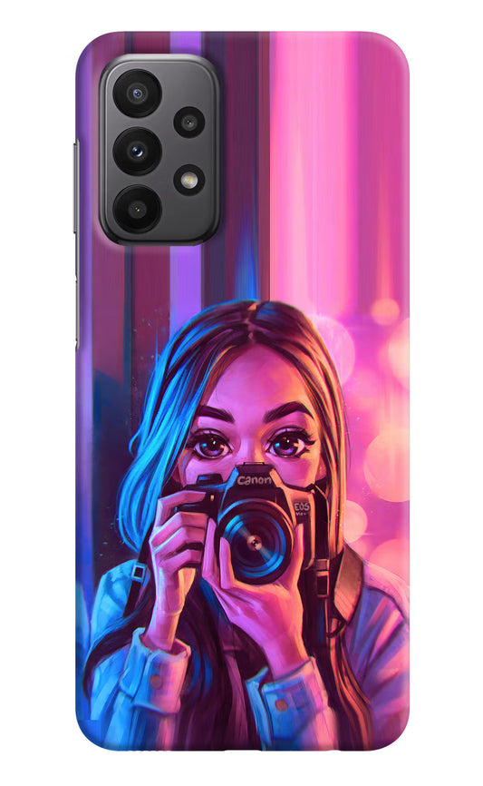 Girl Photographer Samsung A23 Hard Case Back Cover by Casekaro