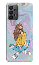 Selfie Girl Samsung A23 Hard Case Back Cover by Casekaro