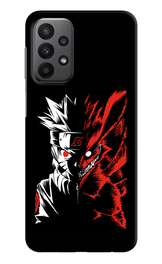 Naruto Two Face Samsung A23 Hard Case Back Cover by Casekaro