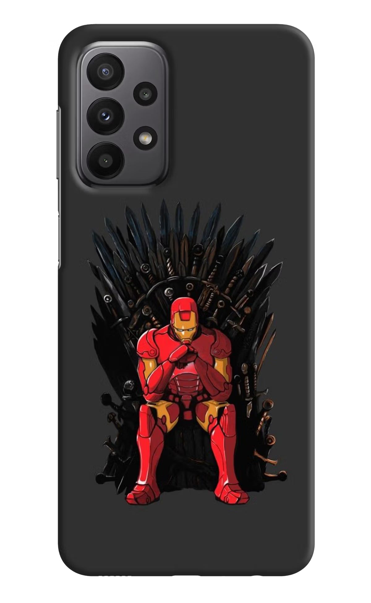 Ironman Throne Samsung A23 Hard Case Back Cover by Casekaro