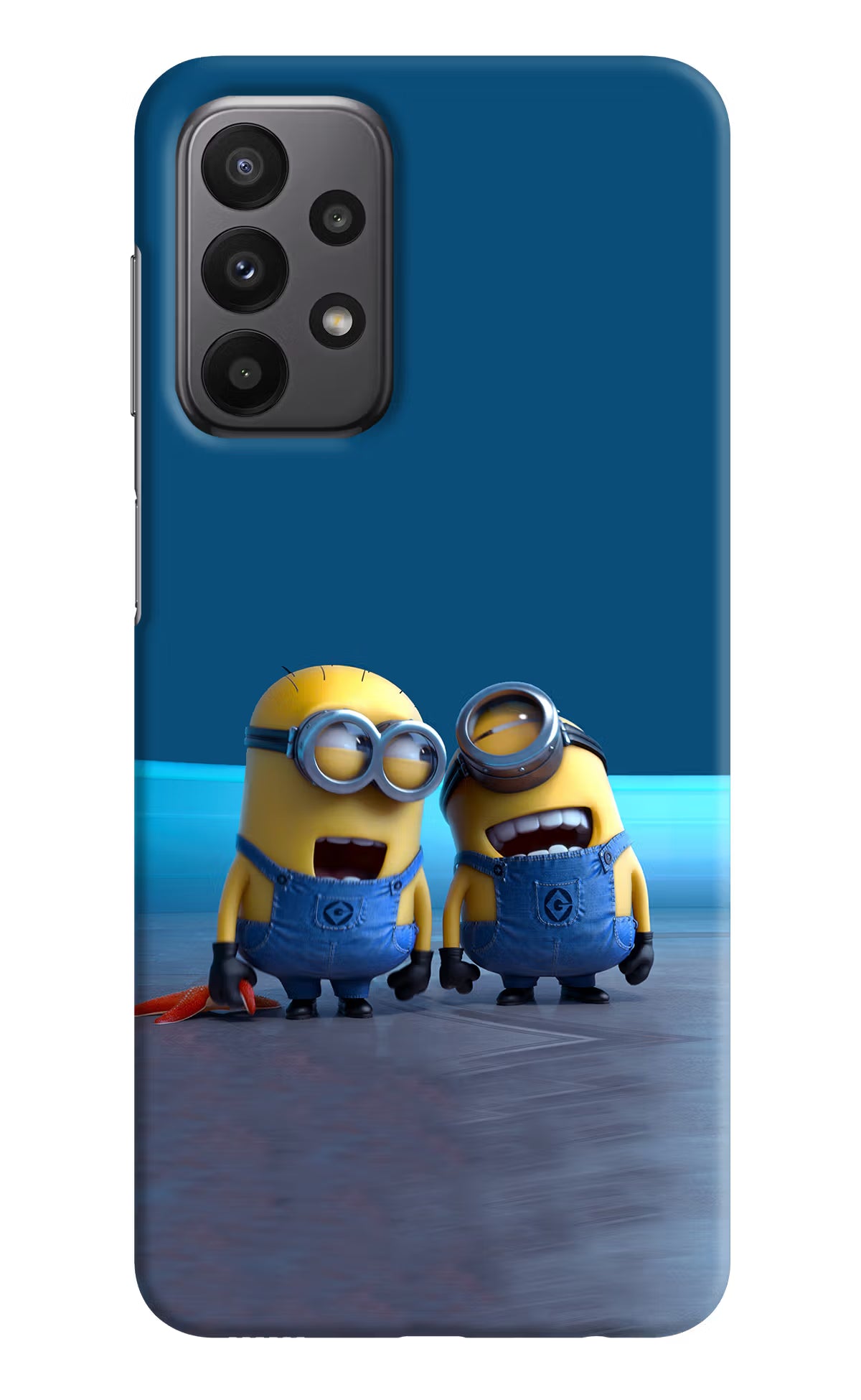 Minion Laughing Samsung A23 Hard Case Back Cover by Casekaro