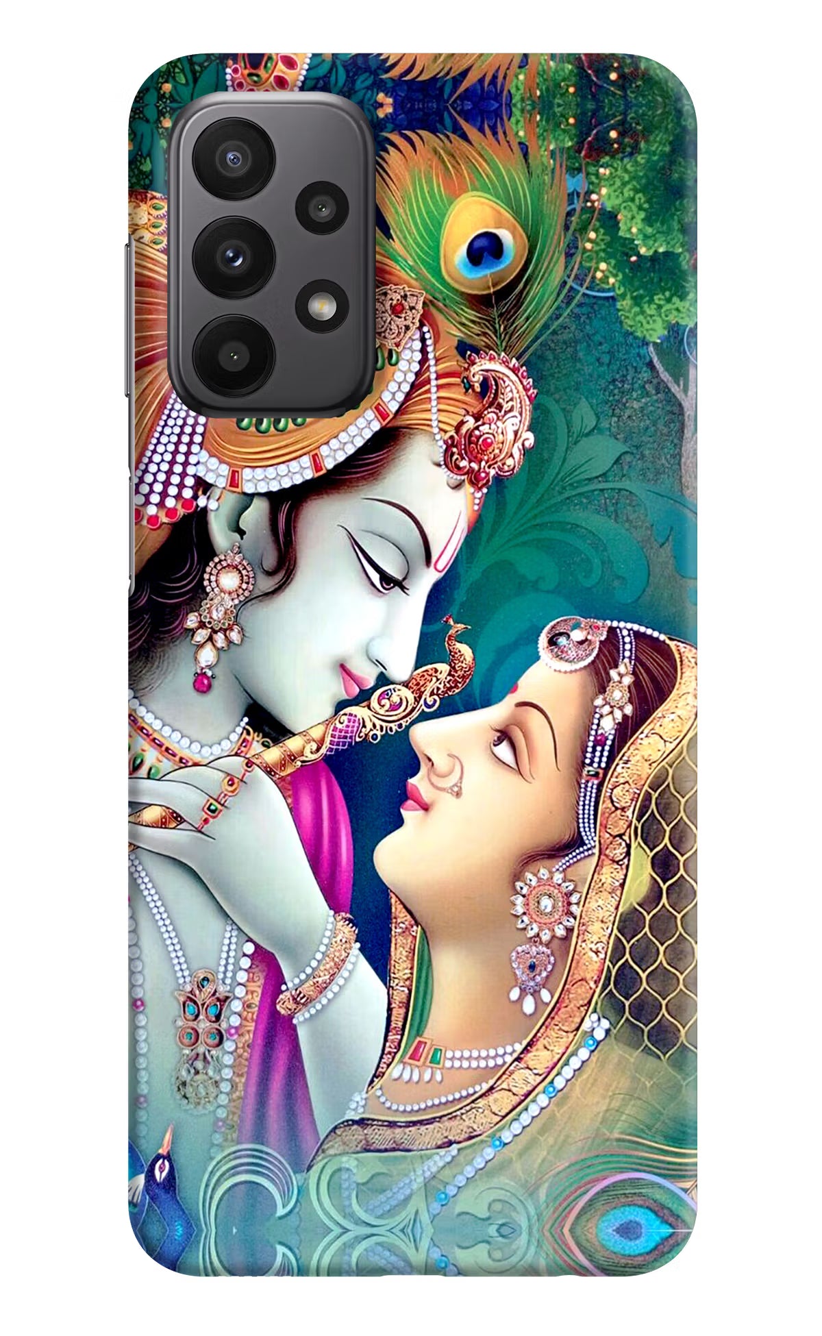 Lord Radha Krishna Samsung A23 Hard Case Back Cover by Casekaro
