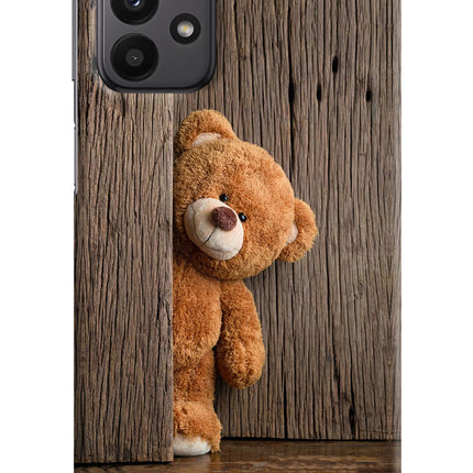 Teddy Wooden Samsung A23 Hard Case Back Cover by Casekaro