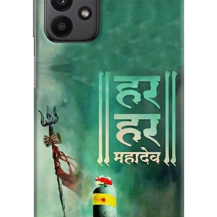 Har Har Mahadev Shivling Samsung A23 Hard Case Back Cover by Casekaro