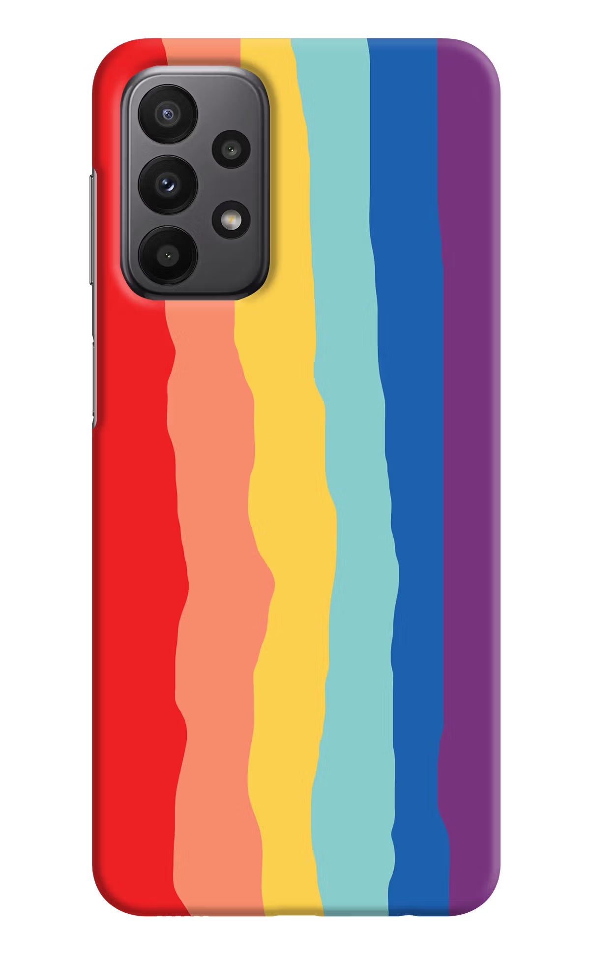 Rainbow Samsung A23 Hard Case Back Cover by Casekaro