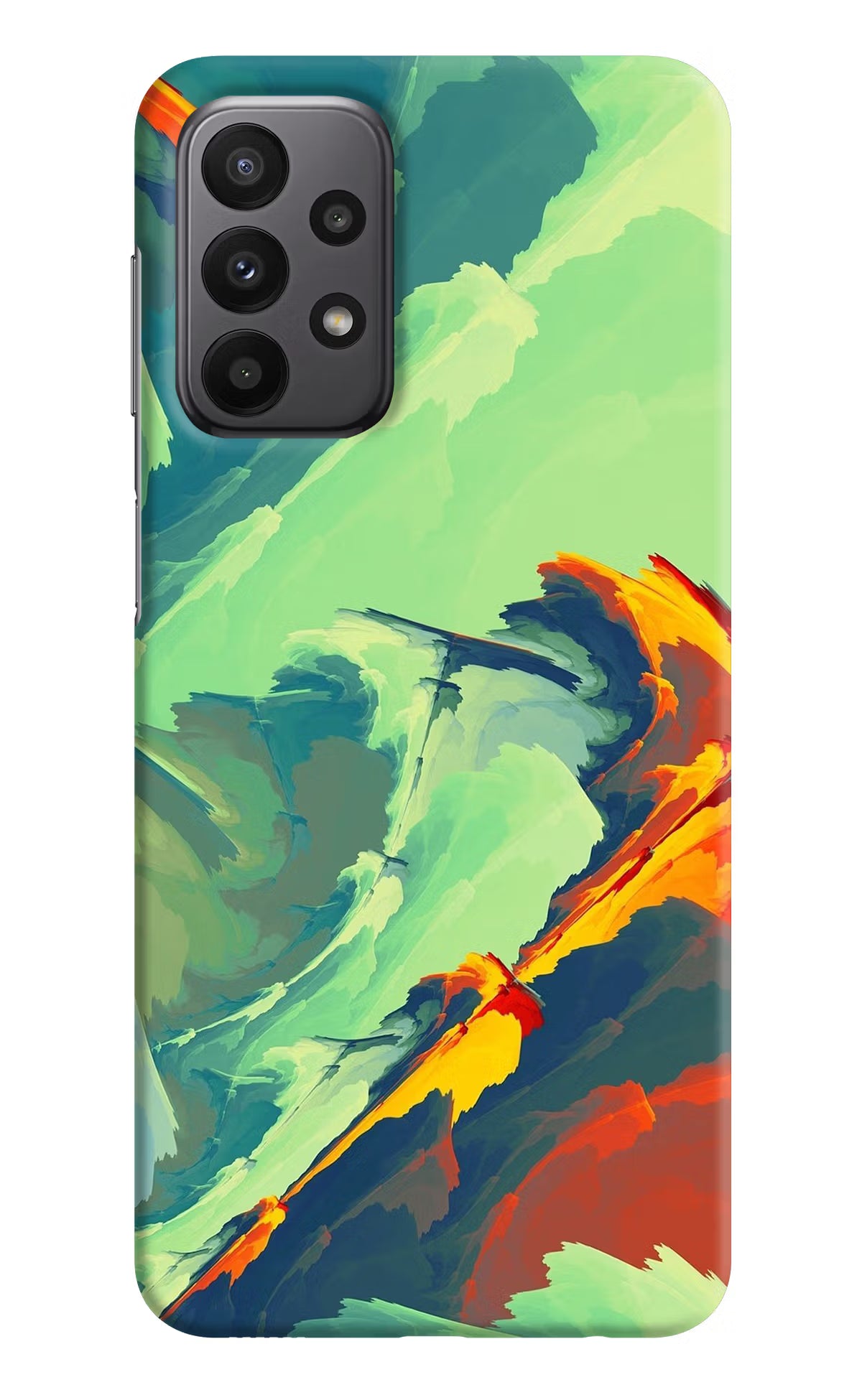Paint Art Samsung A23 Hard Case Back Cover by Casekaro