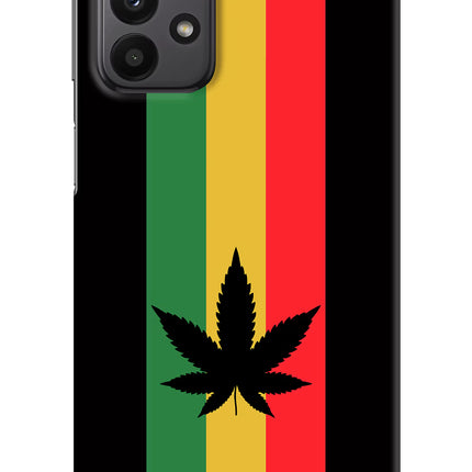 Weed Flag Samsung A23 Hard Case Back Cover by Casekaro
