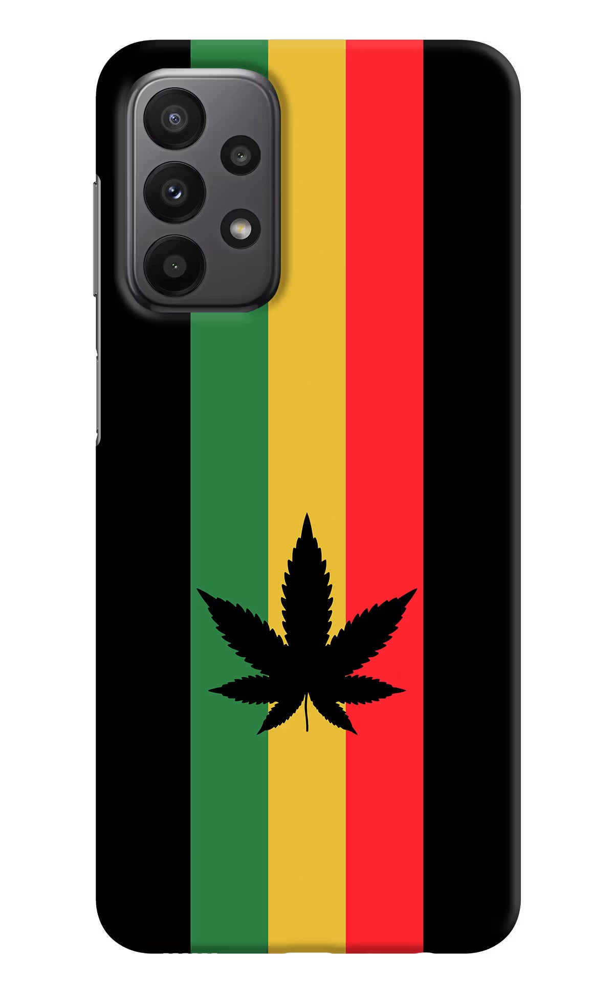 Weed Flag Samsung A23 Hard Case Back Cover by Casekaro