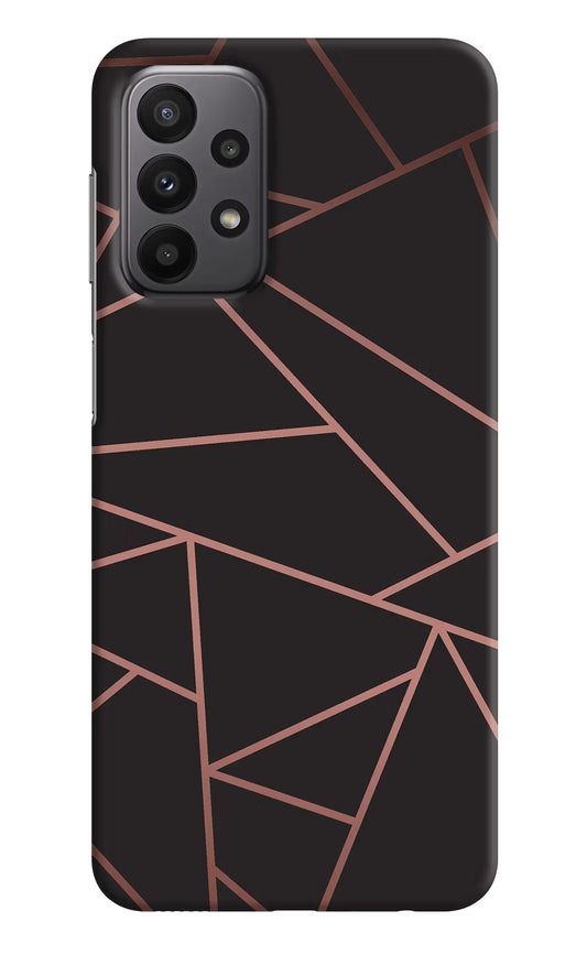 Geometric Pattern Samsung A23 Hard Case Back Cover by Casekaro