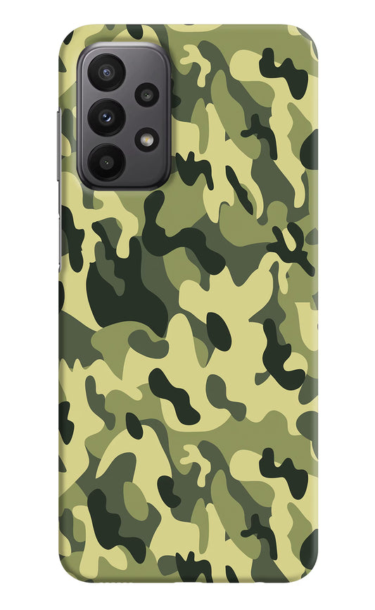 Camouflage Samsung A23 Hard Case Back Cover by Casekaro