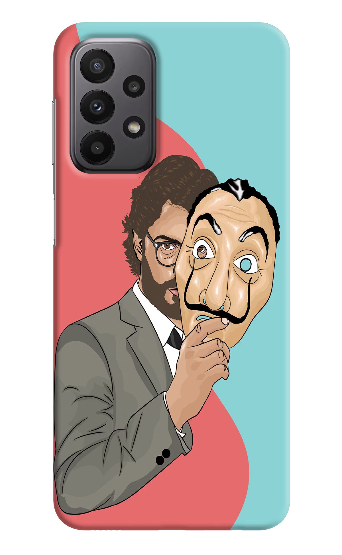 Professor Samsung A23 Hard Case Back Cover by Casekaro