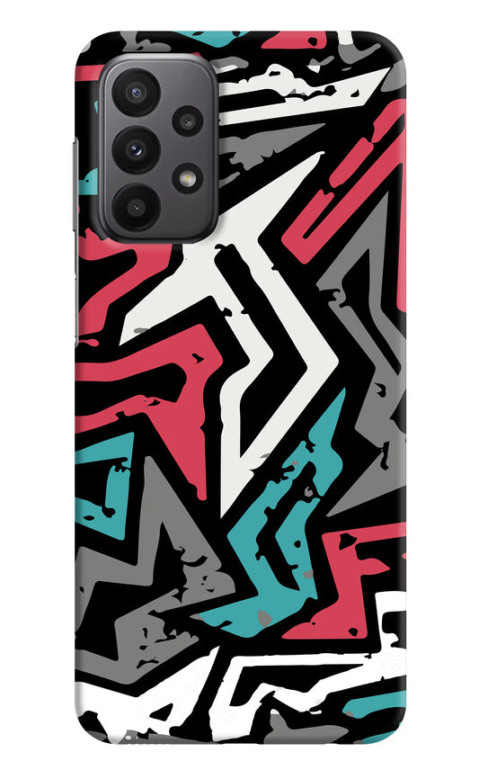 Geometric Graffiti Samsung A23 Hard Case Back Cover by Casekaro