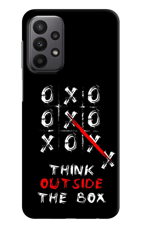 Think out of the BOX Samsung A23 Hard Case Back Cover by Casekaro