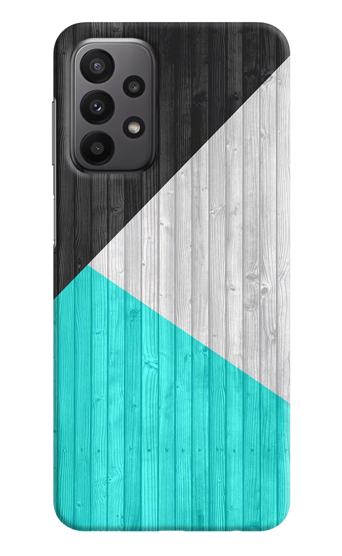 Wooden Abstract Samsung A23 Hard Case Back Cover by Casekaro