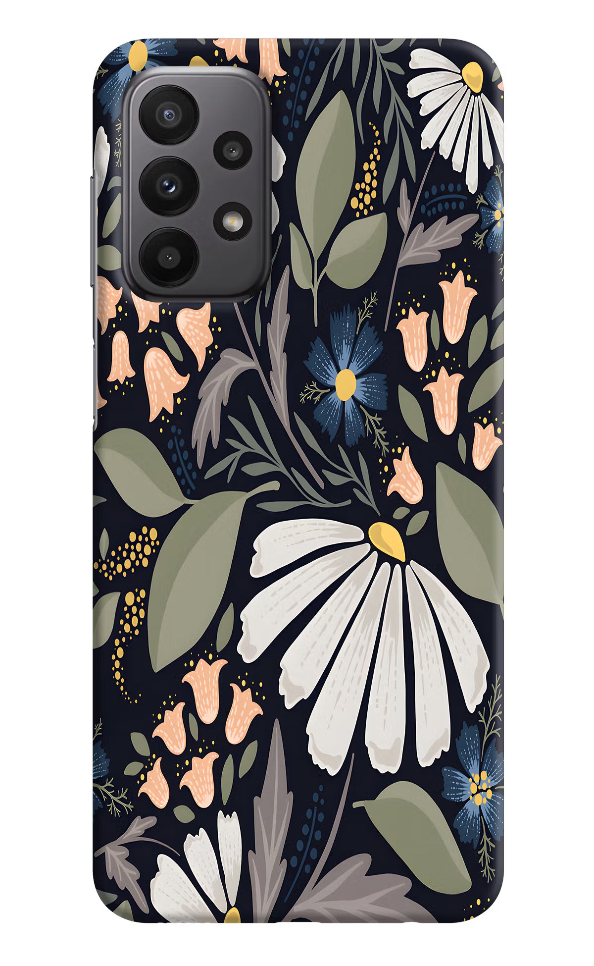 Flowers Art Samsung A23 Hard Case Back Cover by Casekaro